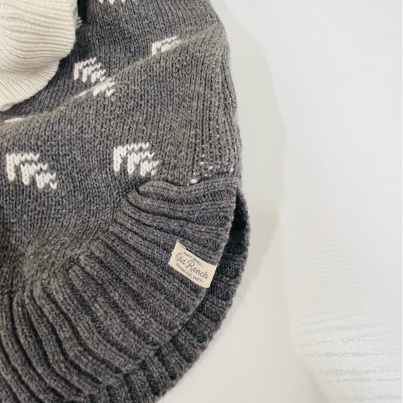 Old Ranch Knit Turtleneck Nordic Winter Fair Isle Sweater Organic Cotton Size S - Picture 12 of 12